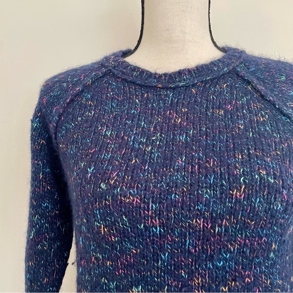 Madewell Navy Blue Softfleck Sweater - Picture 5 of 6